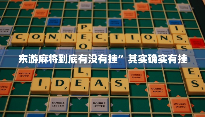 东游麻将到底有没有挂”其实确实有挂 东游麻将到底有没有挂”其实确实有挂