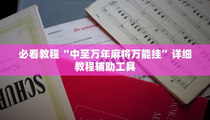 辅助神器“天天摸麻将怎么开挂”详细教程辅助工具