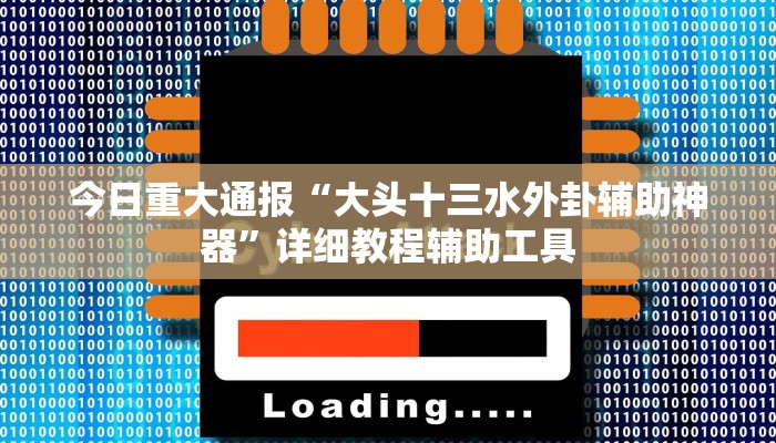 今日重大通报“大头十三水外卦辅助神器”详细教程辅助工具 今日重大通报“大头十三水外卦辅助神器”详细教程辅助工具