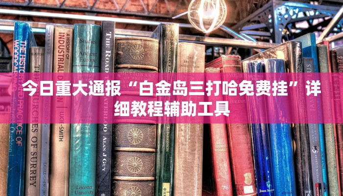 今日重大通报“白金岛三打哈免费挂”详细教程辅助工具 今日重大通报“白金岛三打哈免费挂”详细教程辅助工具